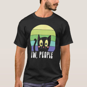 Camiseta Ew Pessoas! Amante de Gatos Arco-íris Fofos Kitten