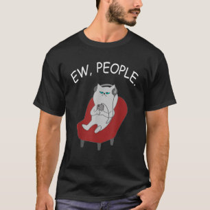 Camiseta EW Pessoas Cat lover Funny Cat Love Gatinho Propri