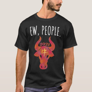 Camiseta Ew Pessoas Watercolor 2021 Cabeça Ox