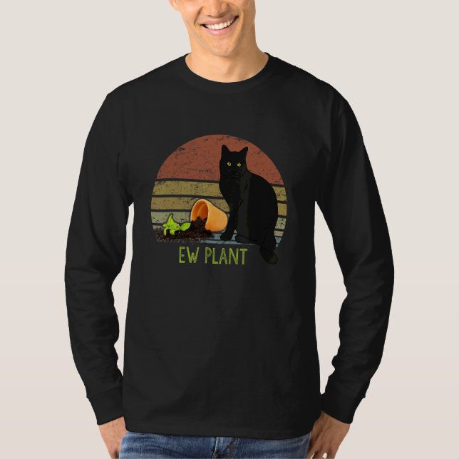 Camiseta Ew Planta De Jardineiro Suculento Gato De Cactus E (Frente)
