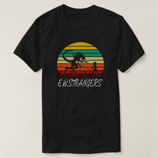 Camiseta Ew Strangers (Frente do Design)