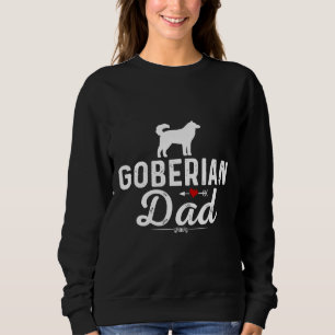 Camiseta Ewd Goberian Dog Pai Engraçado Siberian Husky
