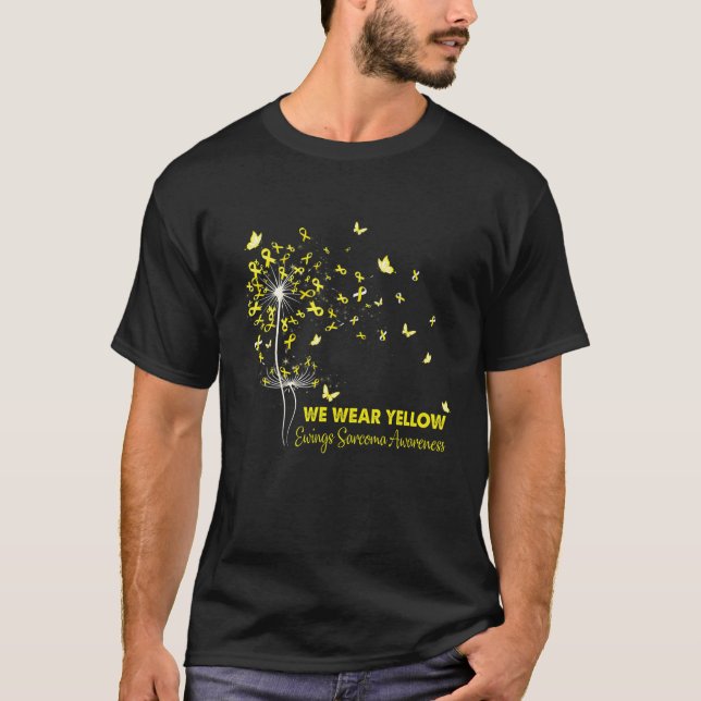 Camiseta Ewing Sarcoma Sensibilizar Fé Esperança Amar Dande (Frente)