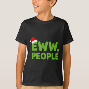 Camiseta Eww Pessoas Chapéu de Papai Noel Natal Engraçado H