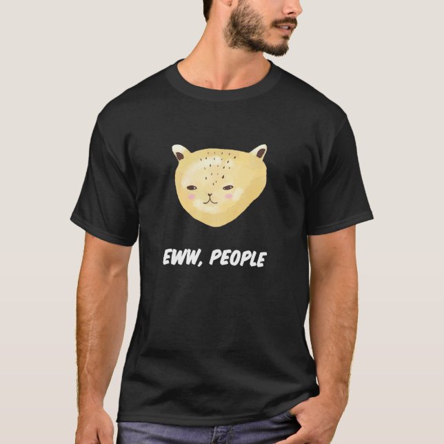 Camiseta Eww Pessoas  Gato 1 (Frente)
