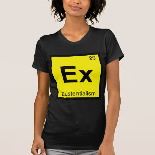 Camiseta Ex - Existencialismo Tabela Periódica Química