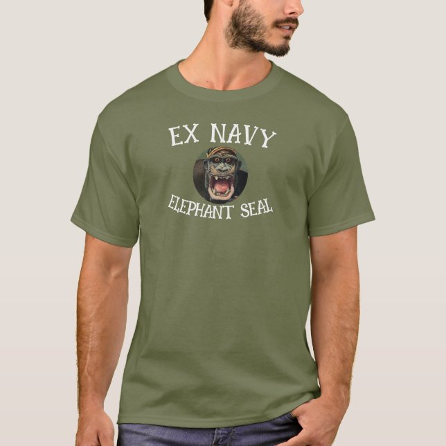 Camiseta Ex Foca Elefante da Marinha HG (Frente)