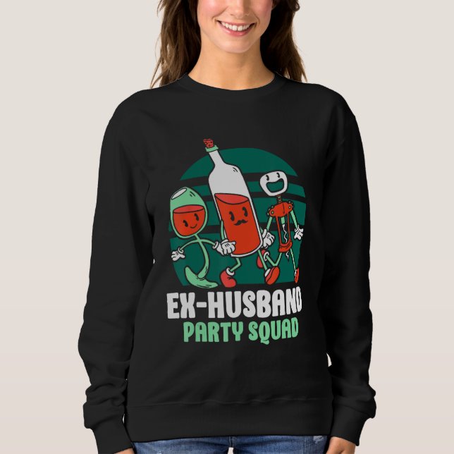 Camiseta Ex Husband Party Squad Divorced Divorce Ex Husband (Frente)