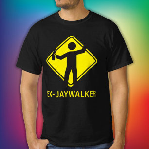 Camiseta Ex-Jaywalker Funny Sobriety dizendo