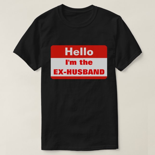 Camiseta Ex-marido (Frente do Design)