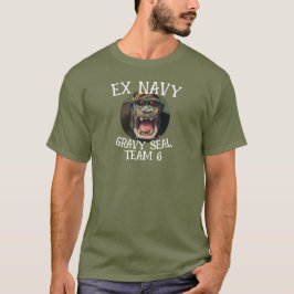 Camiseta Ex Marinha Elefante Foca TIME 6 HG