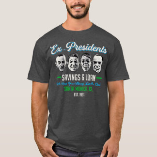 Camiseta Ex-Presidentes Empréstimos de Poupança