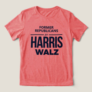 Camiseta Ex-republicanos para Harris Walz