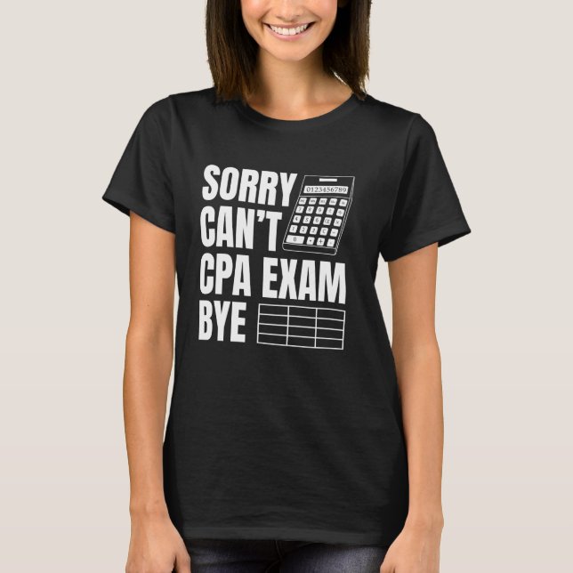 Camiseta Exame CPA de Formando CPA Estudo de Exame CPA Cami (Frente)
