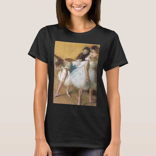 Camiseta Exame de Dança de Edgar Degas, Balé Antigo (Frente)