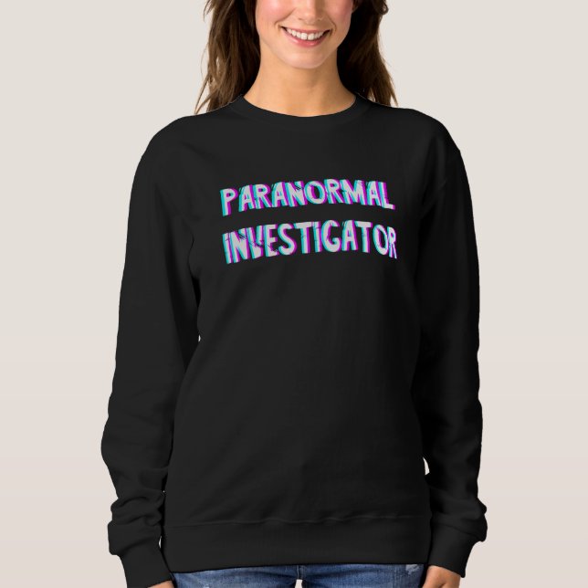 Camiseta Exames Ópticos De Investigação Paranormais Trippy  (Frente)