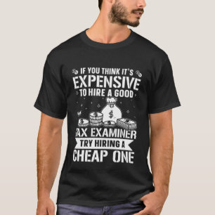 Camiseta Examinador Fiscal Tenta Contratar Um Barato