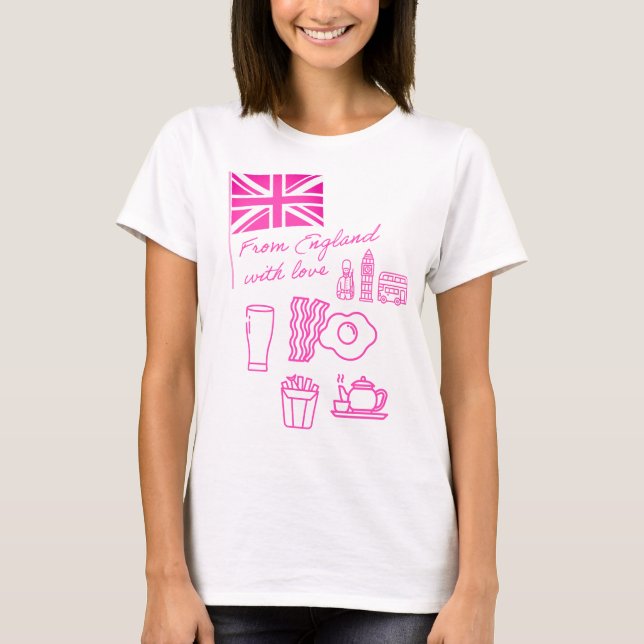Camiseta EXANGLIA (Pink) Basic (Frente)
