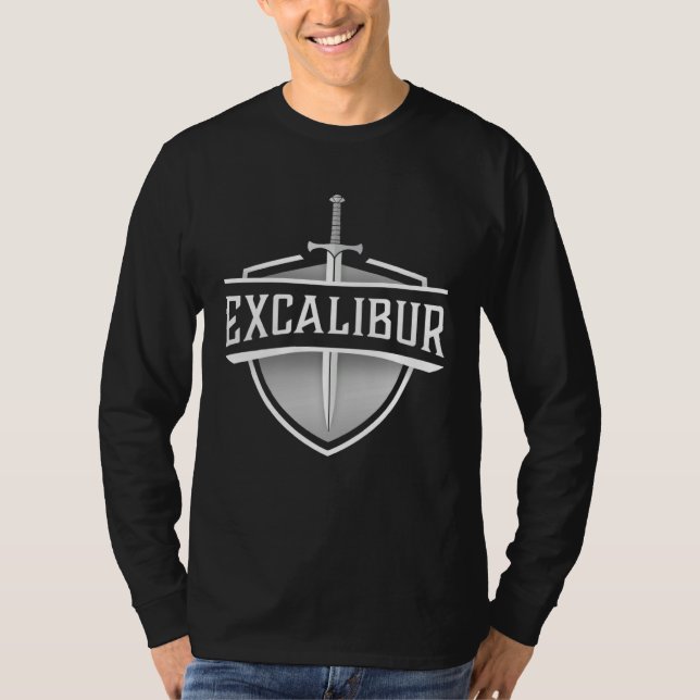Camiseta Excalibur The Legendary Sword in the Stone of King (Frente)