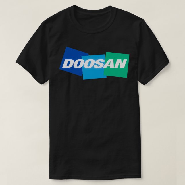 CAMISETA EXCAVADORES DOOSAN LOGO (Frente do Design)