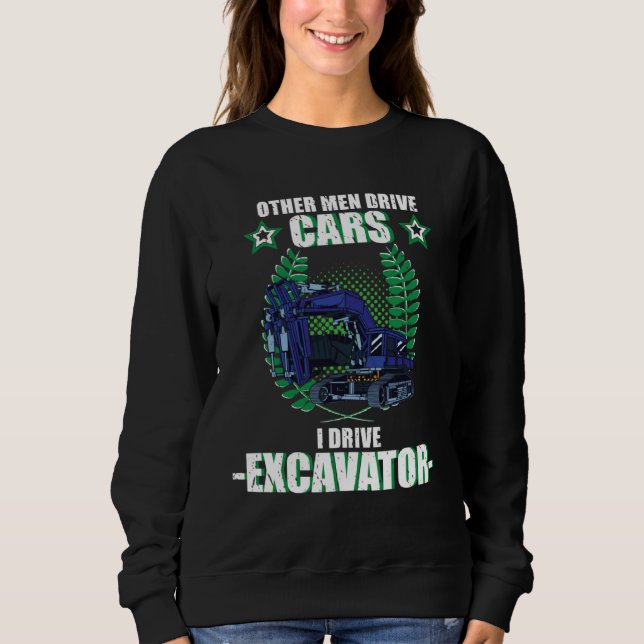 Camiseta Excavator excavator driver vehicles construction s (Frente)
