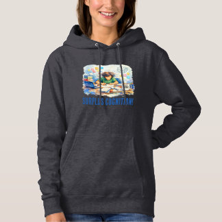 CAMISETA EXCEDENTE DE COGNIÇÃO! CAPUZ