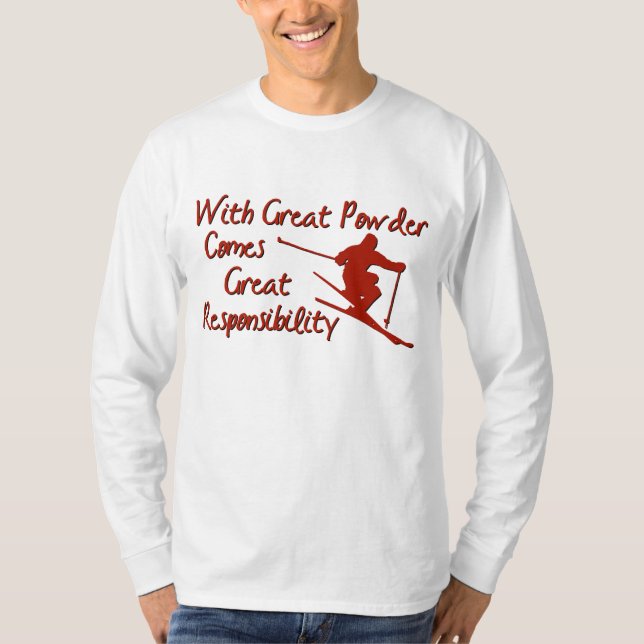 CAMISETA EXCELENTE 2 DO ESQUI (Frente)