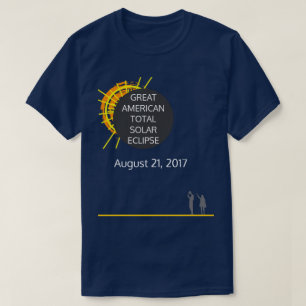 Camiseta Excelente American Total Solar Eclipse legal perso