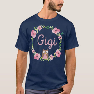 Camiseta Excelente Avó Gigi Anúncio de gravidez Baby Rev