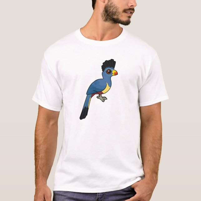 Camiseta Excelente azul Turaco (Frente)