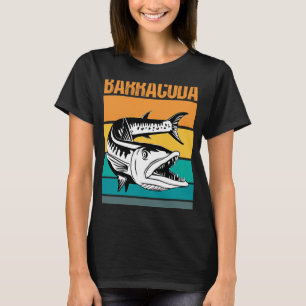 Camiseta Excelente Barracuda Cuda Pesca Selvagem Saltwater 