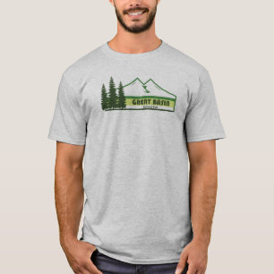 Camiseta Excelente Basin National Park Green Stripes