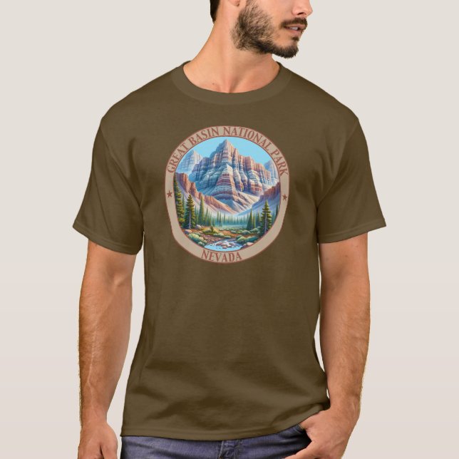 Camiseta Excelente Basin National Park, Nevada, EUA (Frente)
