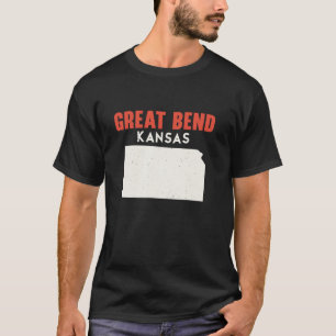 Camiseta Excelente Bend Kansas EUA Estado América Viagem Ka