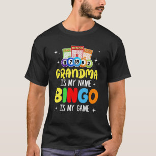 Camiseta Excelente Bingo Art Para Vovó Mulher Jogando Bingo
