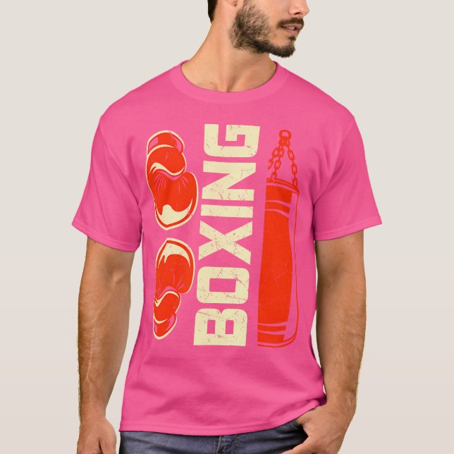 Camiseta Excelente Boxing Bag Boxer Fighter (Frente)