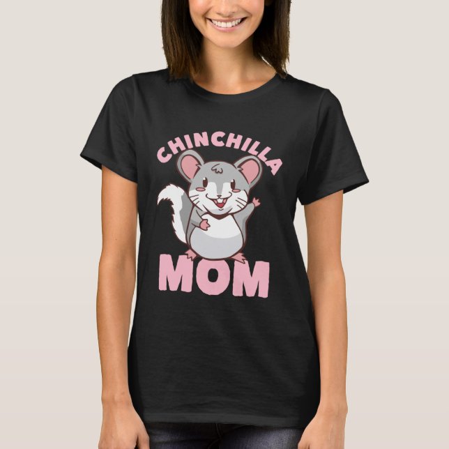 Camiseta Excelente chinchilla mãe para mulheres (Frente)