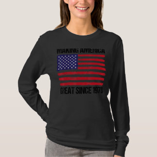 Camiseta excelente da América do Fazer de 52º aniversário d