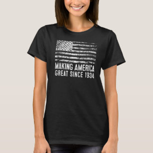Camiseta excelente da América do Fazer de 89º aniversário d