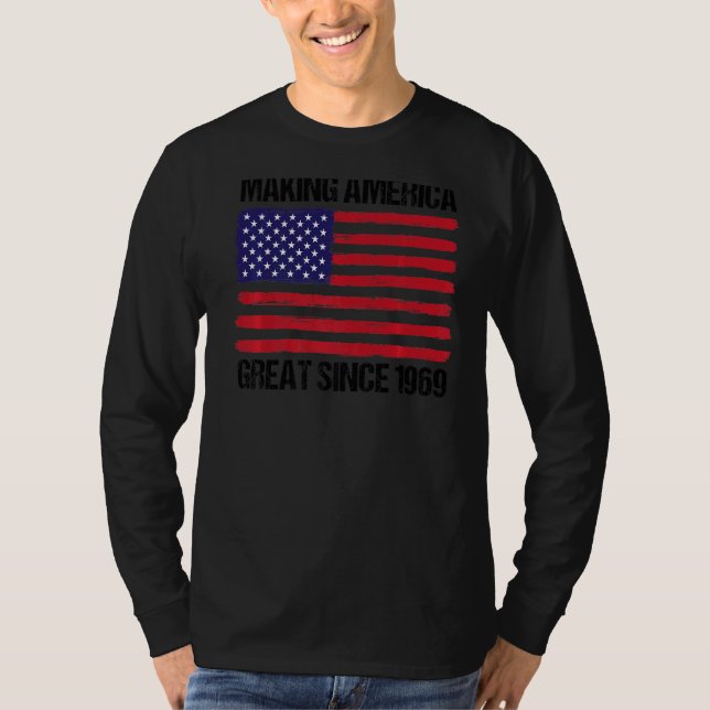 Camiseta excelente da América do Fazer de aniversário 53 de (Frente)