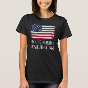 Camiseta excelente da América do Fazer de aniversário 53 de