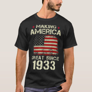 Camiseta Excelente Da América Do fazer Desde 1933 O Vintage