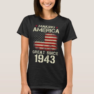 Camiseta Excelente Da América Do fazer Desde 1943 A Vintage