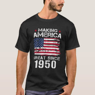 Camiseta Excelente Da América Do fazer Desde 1950 A Vintag