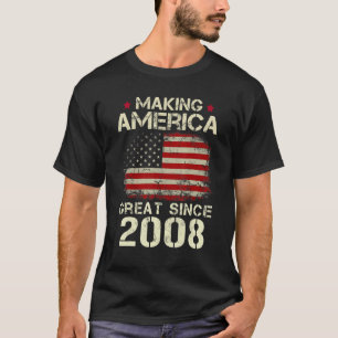 Camiseta Excelente Da América Do fazer Desde 2008 14 Birt