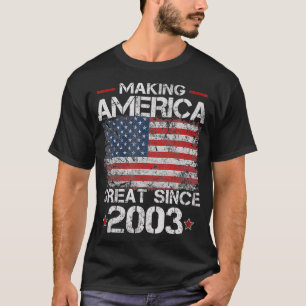 Camiseta Excelente Da América Do Fazer Do 18º Bday Desde 20