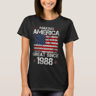 Camiseta Excelente Da América Do Fazer Do 3º Bday Desde 198