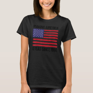 Camiseta excelente da América do Fazer do 56º aniversário d