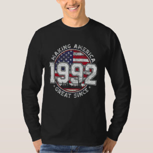 Camiseta Excelente da América Fazer de bandeira americana d