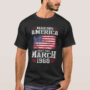 Camiseta excelente Da América Fazer De Presente De 54 Anos